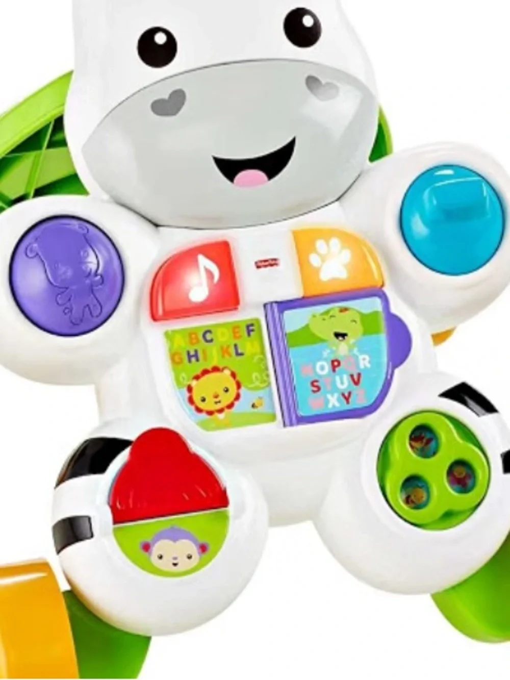 Fisher-Price Baby Push Toy Learn with Me Zebra Walker Musical Learning Activity